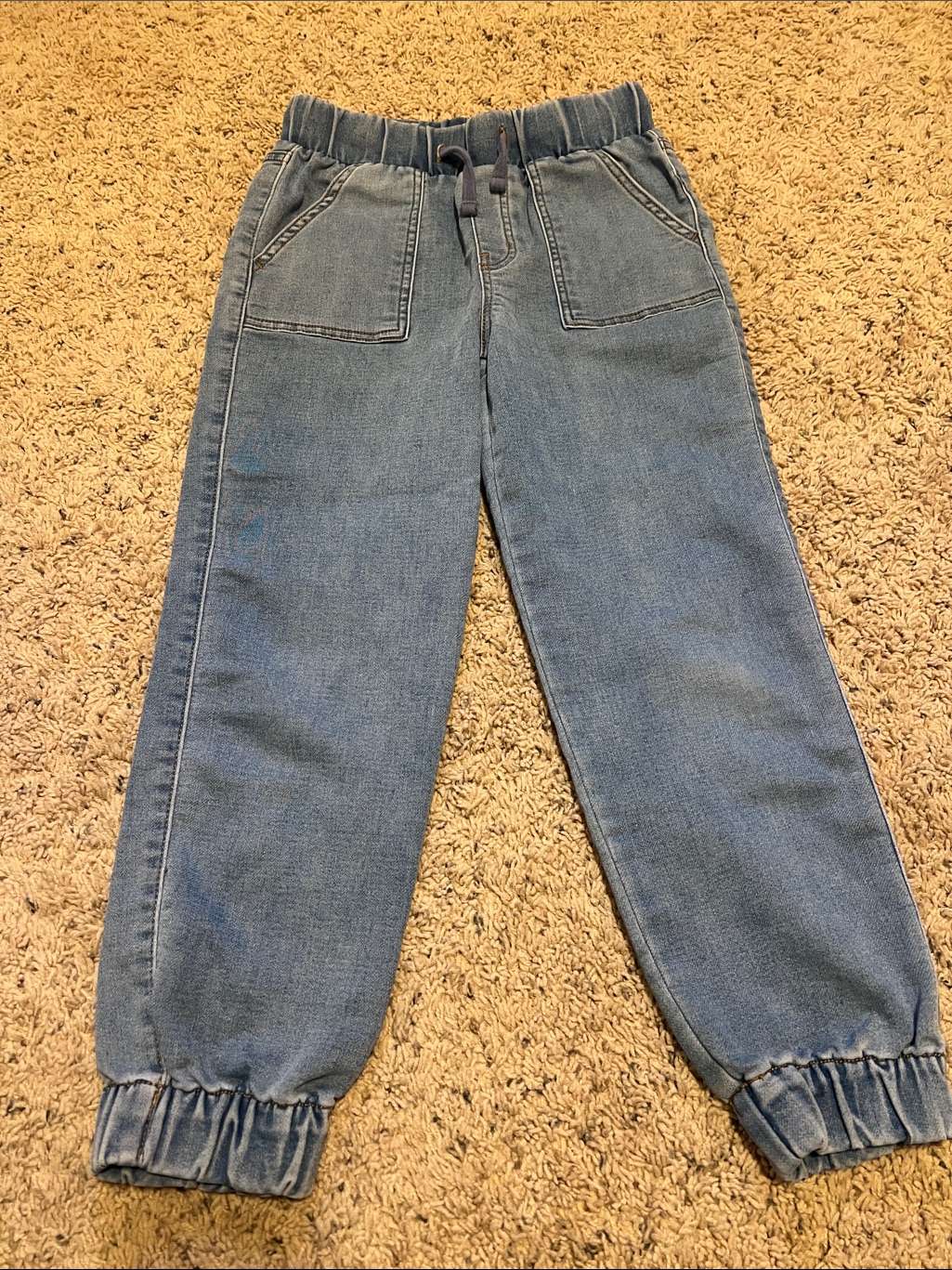 Cat & Jack Kids Elastic Waist Denim Joggers